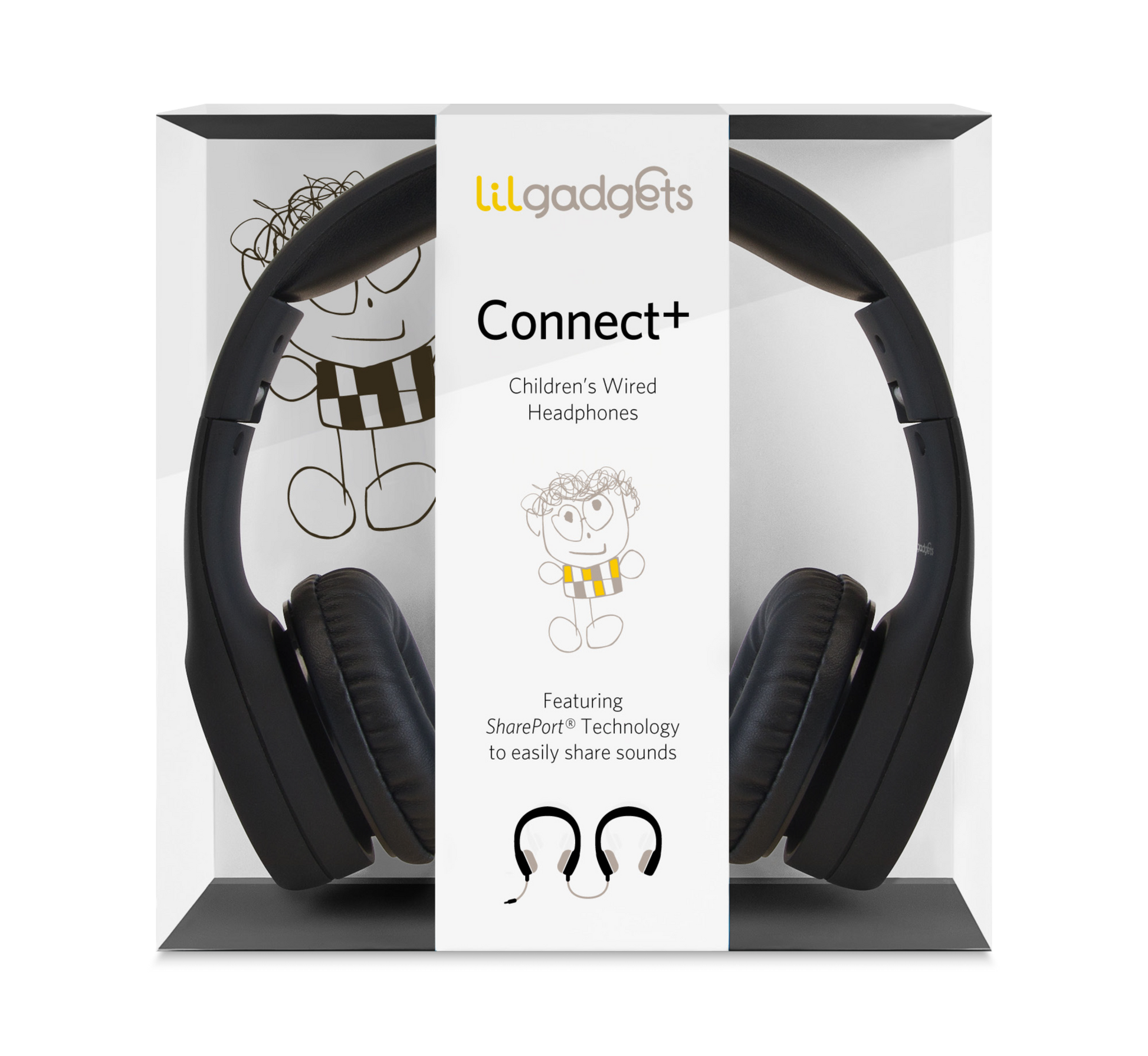 LilGadgets Connect+ Volume Limited Wired Headphone Packaging